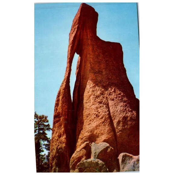Postcard Chrome The Needle's Eye in Custer State Park of Black Hills - Picture 1 of 2